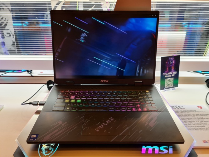 MSI Titan 18 HX, Raider 18 HX, Stealth 18 AI i wiele więcej - prezentacja laptopów z Intel Raptor Lake-HX Refresh i Meteor Lake [25]