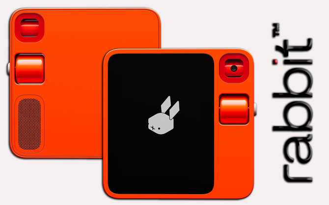 Rabbit r1 – a gadget that is supposed to replace literally everything.  He will order a pizza, edit in Photoshop or plan a trip