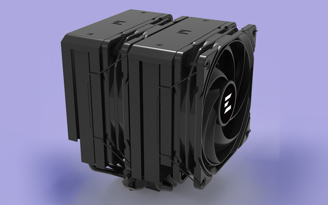 Zalman CNPS14X Duo Black - quiet, dual-tower CPU cooler.  Asymmetric design and good performance [3]