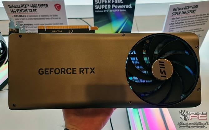 MSI GeForce RTX 4080 SUPER EXPERT - jedna z ciekawszych, niereferencyjnych kart doczekała się finalnej specyfikacji [nc1]