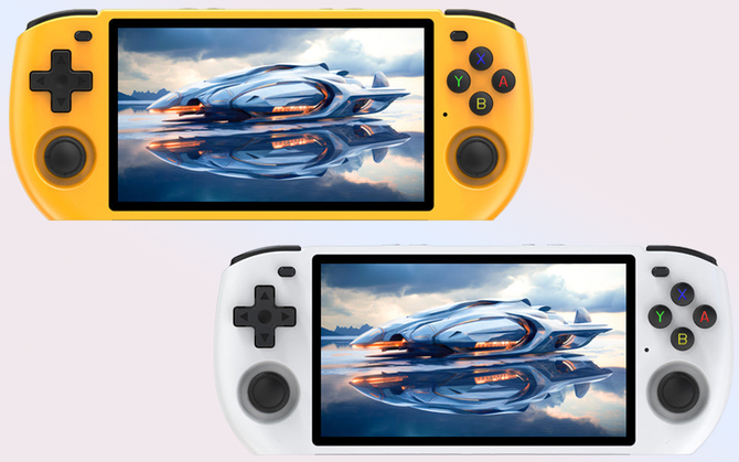 Powkiddy RGB10Max3 is another handheld for retro gaming.  Transparent housing, IPS screen and a decent price [3]