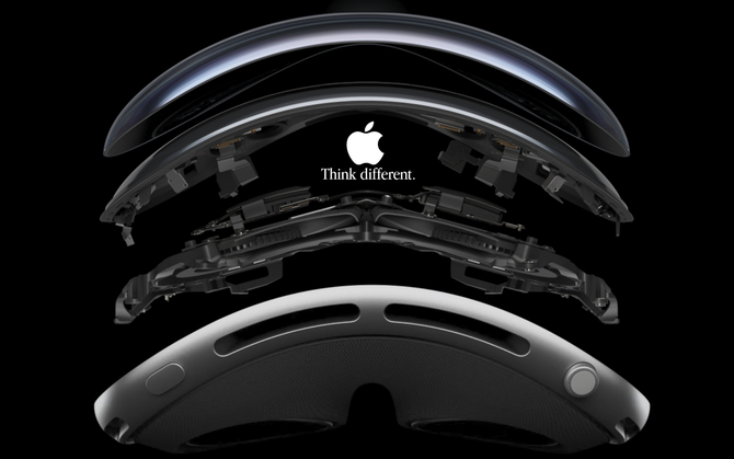 Apple Vision Pro disassembled into parts.  See how AR goggles work and what they look like inside