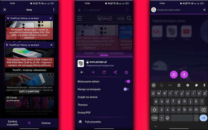 Opera GX - mobilna wersja przeglądarki internetowej otrzymuje funkcję GX Mods. Nadchodzi personalizacja na nowym poziomie [8]