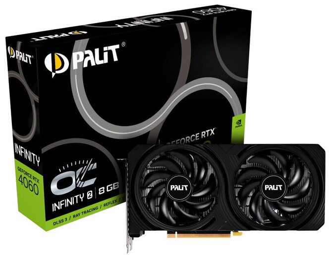 Palit GeForce RTX 4060 Infinity 2 oraz Gainward GeForce RTX 4060 Python II - nowe bliźniacze karty graficzne dla oszczędnych graczy [2]