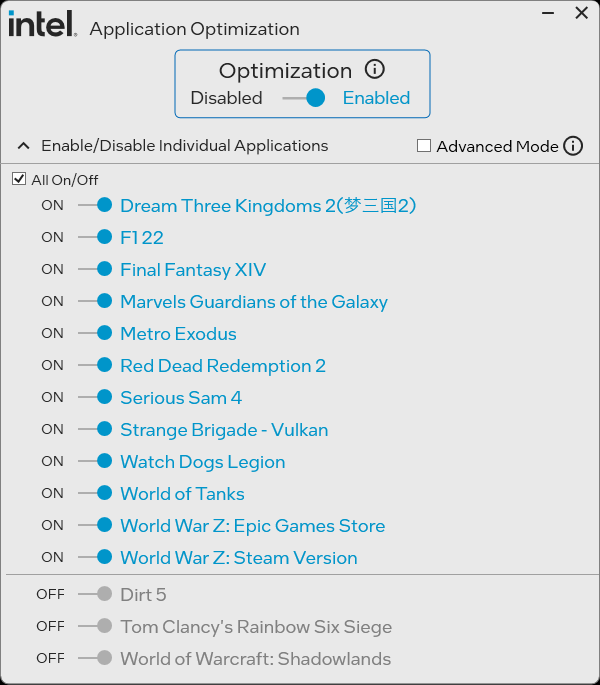 Intel Application Optimization można już uruchomić na procesorach Intel Core 12. oraz 13. generacji [2]