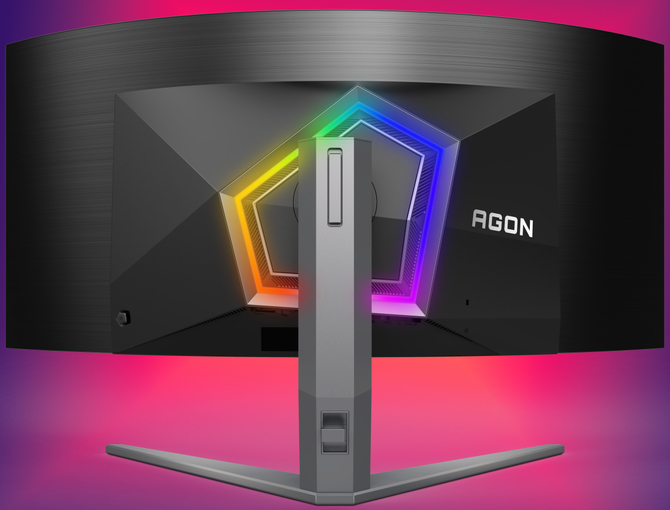 AGON PRO AG456UCZD - zakrzywiony monitor OLED dla graczy. Niski czas reakcji, HDR i obsługa AMD FreeSync Premium [6]