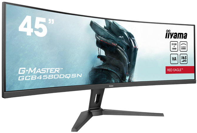 iiyama G-Master GCB4580DQSN-B1 Red Eagle - nowy monitor VA Dual QHD z odświeżaniem 165 Hz i proporcjach 32:9 [1]