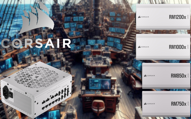 Corsair RMx SHIFT - do oferty producenta dołączają nowe modele zasilaczy ATX 3.0 z bocznym panelem wtyczek [1]