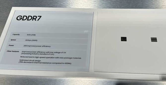 Samsung po cichu zaprezentował pamięci GDDR7, które trafią na pokład kart graficznych NVIDIA GeForce RTX 50 [2]
