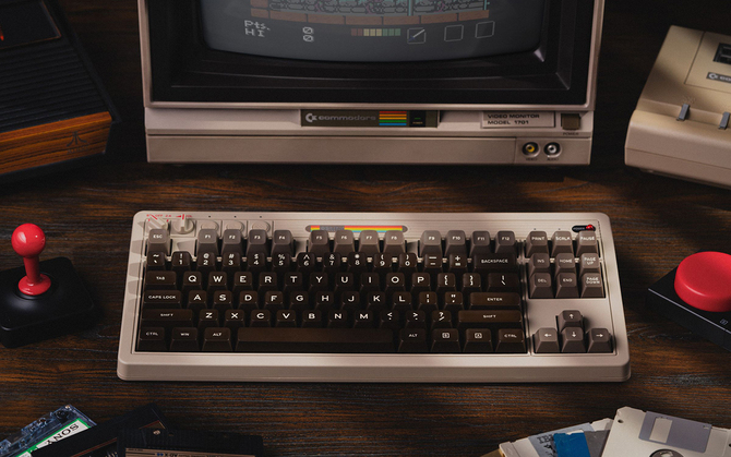 8BitDo Retro Mechanical Keyboard C64 Edition - nowa klawiatura mechaniczna, która wzoruje się na bestsellerowym Commodore 64 [1]