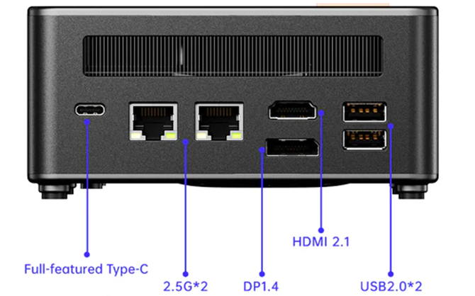 AOOSTAR GEM12 - chiński, dobrze wyceniony mini PC. Na wyposażeniu AMD Ryzen 7 8845HS, a także port OCuLink [3]