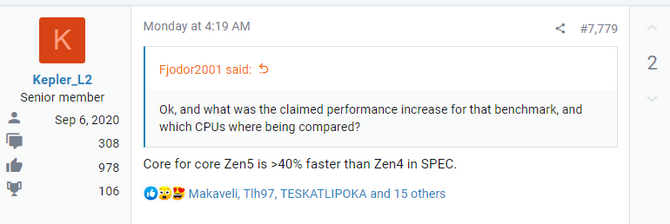 AMD Zen 5 - nowa architektura procesorów ma być ponad 40% wydajniejsza w porównaniu do Zen 4 [2]