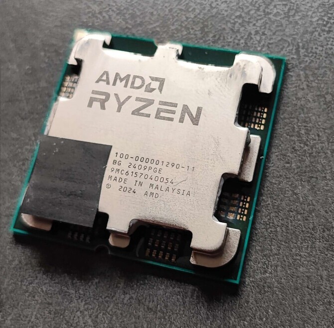 AMD Ryzen 9000 - procesor Zen 5 na pierwszym zdjęciu. Tak prezentuje się desktopowa jednostka Granite Ridge [3]