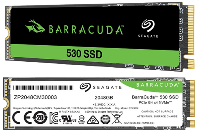 Seagate BarraCuda 530 - na rynek trafi wkrótce nowy i szybki dysk SSD M.2 NVMe, korzystający ze złącza PCIe 4.0 [2]