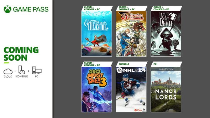 Lista gier Xbox Game Pass na drugą połowę kwietnia. Sześć tytułów opuści usługę, ale dojdzie polskie Manor Lords [1]