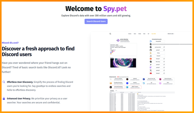 Prywatność na Discordzie nie istnieje. Platforma Spy Pet śledzi miliony użytkowników i sprzedaje o nich informacje [2]