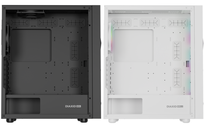 Genesis Diaxid 605F i Diaxid 605 ARGB - premiera przystępnych cenowo i niedużych obudów PC, do których zmieścimy AIO 420 mm [3]