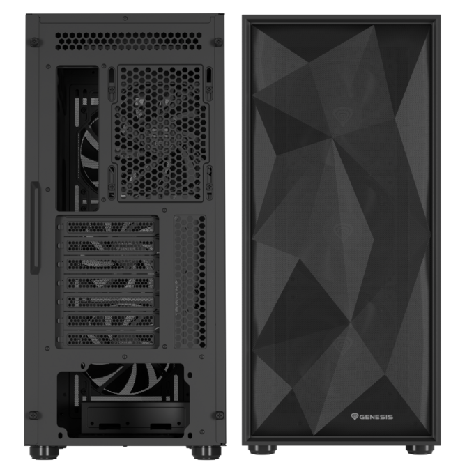 Genesis Diaxid 605F i Diaxid 605 ARGB - premiera przystępnych cenowo i niedużych obudów PC, do których zmieścimy AIO 420 mm [6]
