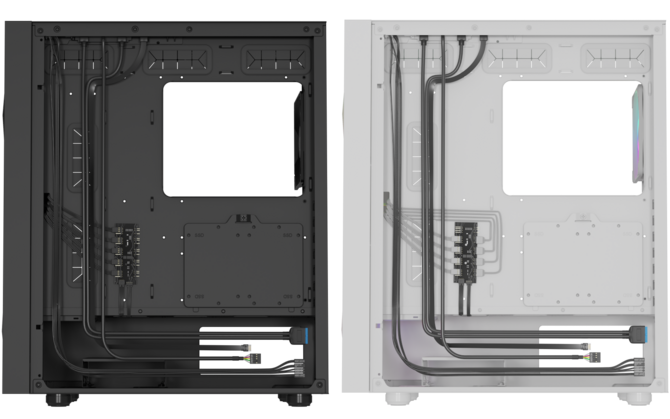 Genesis Diaxid 605F i Diaxid 605 ARGB - premiera przystępnych cenowo i niedużych obudów PC, do których zmieścimy AIO 420 mm [4]