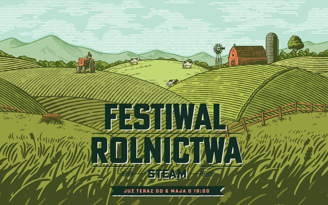 Steam - na platformie trwa Festiwal Rolnictwa. Mnóstwo symulatorów farmy w niższych cenach i sporo wersji demo [1]