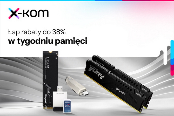 Tańsze karty graficzne GeForce, dyski SSD i pamięci RAM w sklepach x-kom. Jest też promocja na gamingowe komputery i laptopy [nc1]