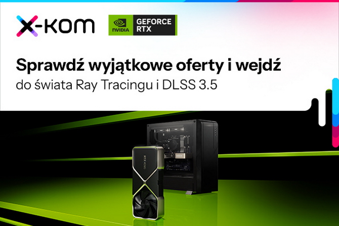 Tańsze karty graficzne GeForce, dyski SSD i pamięci RAM w sklepach x-kom. Jest też promocja na gamingowe komputery i laptopy [nc1]