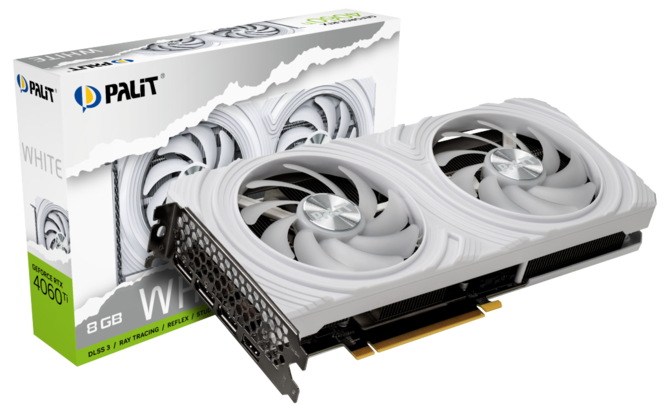 Palit GeForce RTX 4060 Ti White - biała karta graficzna dla oszczędnych graczy. Na pokładzie 8 GB pamięci GDDR6 [2]