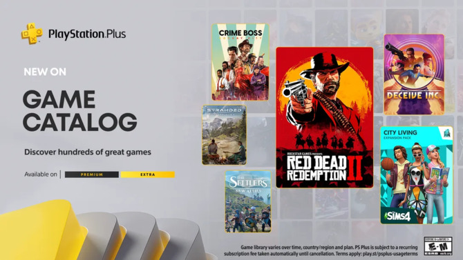 PlayStation Plus Extra i Premium - w ofercie na maj 2024 znajdzie się Red Dead Redemption 2, Watch Dogs i wiele innych [1]