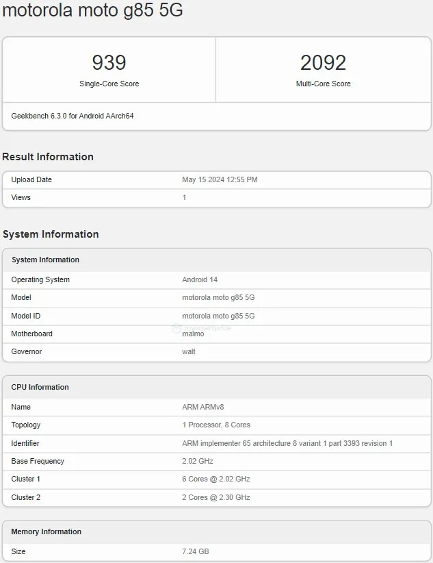 Motorola moto g85 5G - premiera smartfona niebawem. Specyfikacja kryje coraz mniej tajemnic [2]