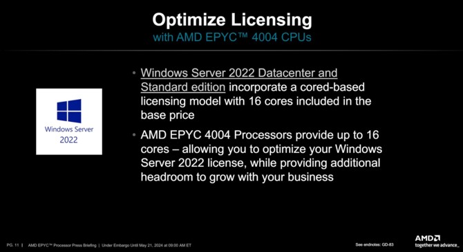 AMD EPYC 4004 - nowa seria procesorów Zen 4, przygotowana z myślą m.in. o niewielkich serwerach i twórcach treści [6]