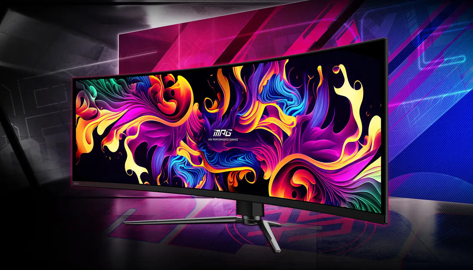 MSI MPG 491CQP QD-OLED - premiera nowego monitora o szerokim 49-calowym ...