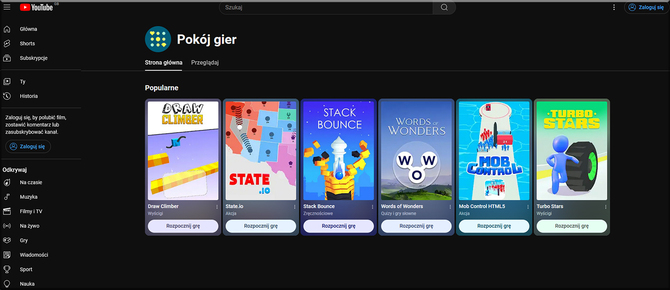 YouTube oficjalnie doczekał się Pokoju gier. Na platformie zagramy w kilkadziesiąt gier mobilnych, takich jak Cut the Rope [1]