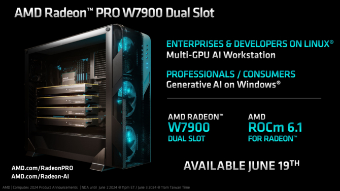 AMD Radeon PRO W7900 - premiera nowych, szybkich i dwuslotowych akceleratorów AI stworzonych do pracy w tandemie [6]