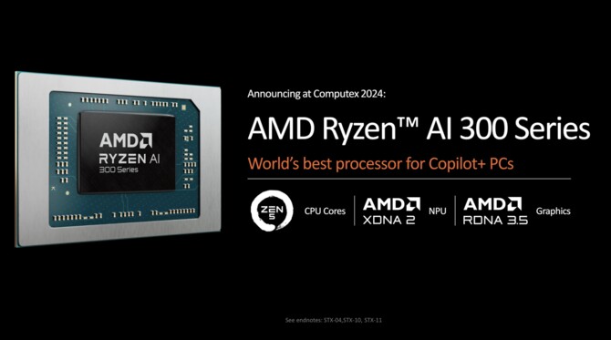 AMD Ryzen AI 9 HX 370 oraz Ryzen AI 9 365 - Zapowiedź procesorów Strix dla laptopów. Zen 5, XDNA 2 i RDNA 3.5 na pokładzie [nc1]