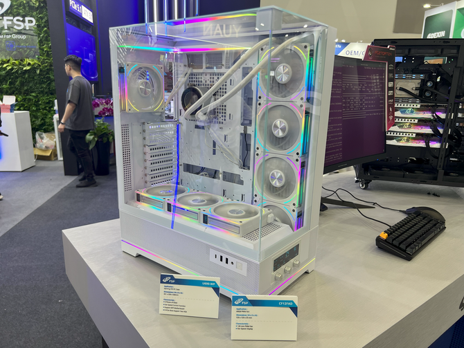FSP Computex 2024 - Nowe systemy chłodzenia, obudowy, zasilacze i wentylatory z wyświetlaczem LCD [nc1]