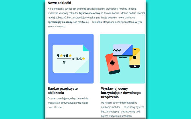 Na OLX wkroczył nowy system ocen. Działania podjęte przez UOKiK zaowocowały świetnym rezultatem [3]