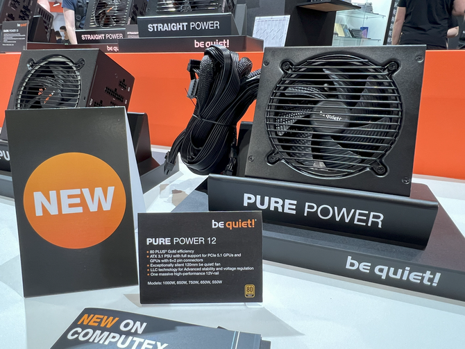 Nowości be quiet! na targach Computex 2024 - Nowe panoramiczne obudowy, zasilacze ATX 3.1, wentylatory i systemy chłodzenia [nc1]