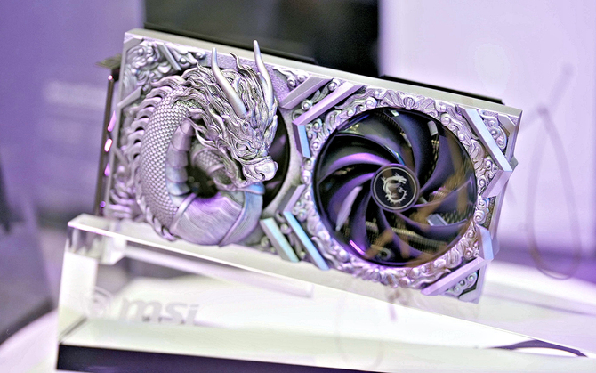 MSI wykorzystało sztuczną inteligencję do stworzenia wyglądu kart graficznych. Nowości pokazano na targach Computex 2024 [1]