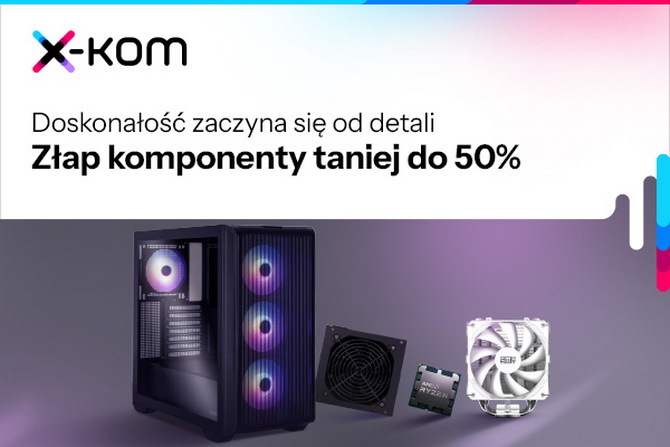 AMD Ryzen 7 7800X3D w super cenie 1399 złotych i inne podzespoły w promocji x-kom! Taniej telewizory i projektory na EURO 2024 [nc1]