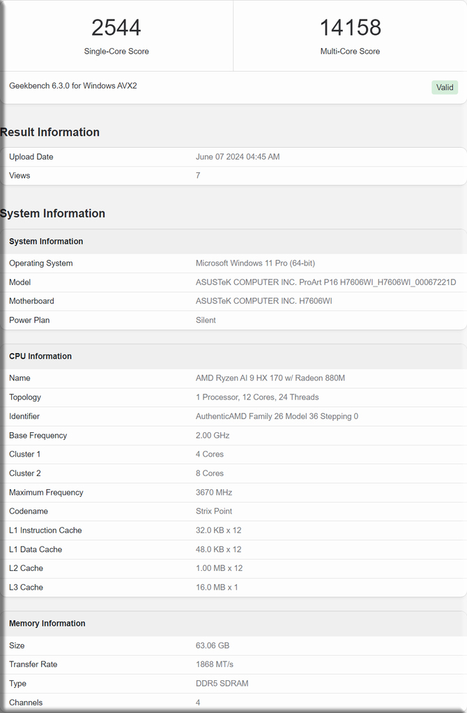 AMD Ryzen AI 9 HX 370 - pierwsze wyniki z benchmarku Geekbench. Układ AMD Radeon 890M przyniesie spory wzrost wydajności [2]