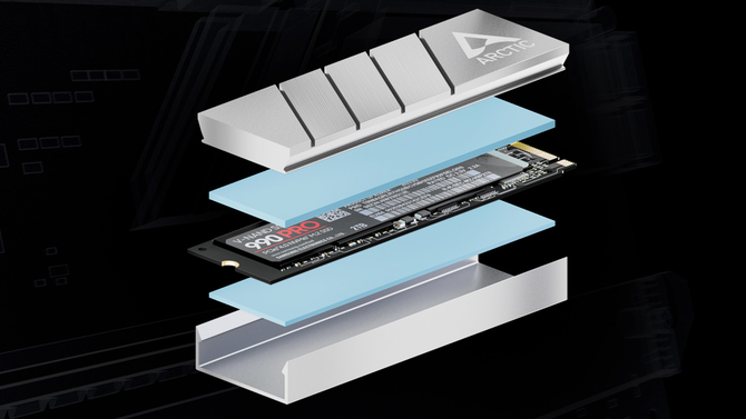 Arctic prezentuje radiatory M2 Pro dla szybkich dysków SSD, które zainstalujemy również w konsoli Sony PlayStation 5 [2]