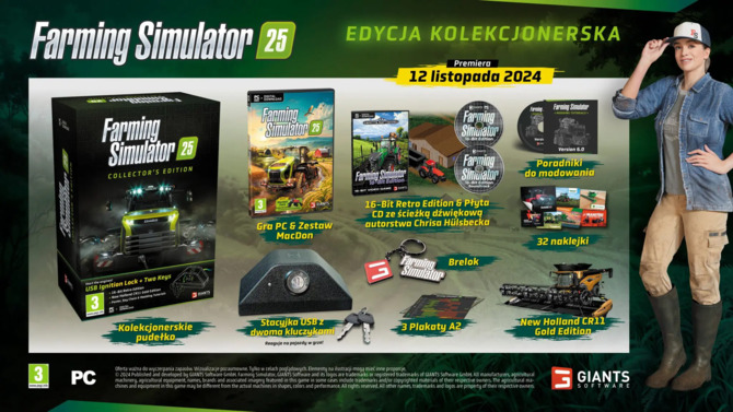 Farming Simulator 25 - nowa odsłona popularnej serii nadchodzi. Zwiastun z datą premiery i zawartość kolekcjonerki [2]