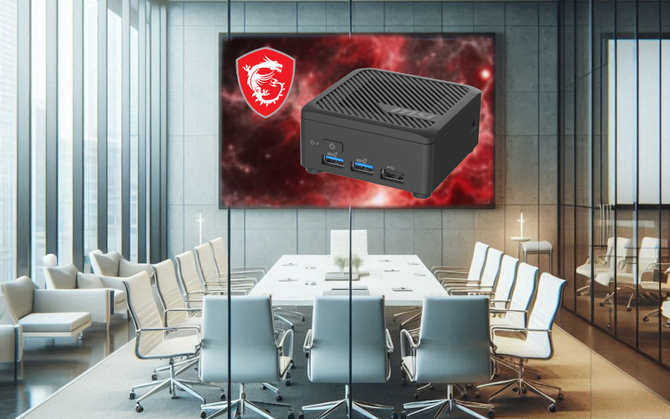 MSI MiniPC MS-C918 - biurowy komputer, który został wyposażony w energooszczędny procesor Intel N100 Alder Lake-N [1]