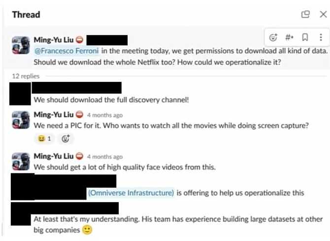 NVIDIA każe kraść pracownikom materiały z YouTube i Netflixa, aby szkolić nowy model AI. Rozwój sztucznej inteligencji ma swoją cenę [10]