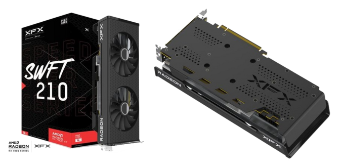 XFX Speedster SWFT 210 Radeon RX 7800 XT Core Edition - wydajna i estetyczna karta graficzna z dwoma wentylatorami [1]