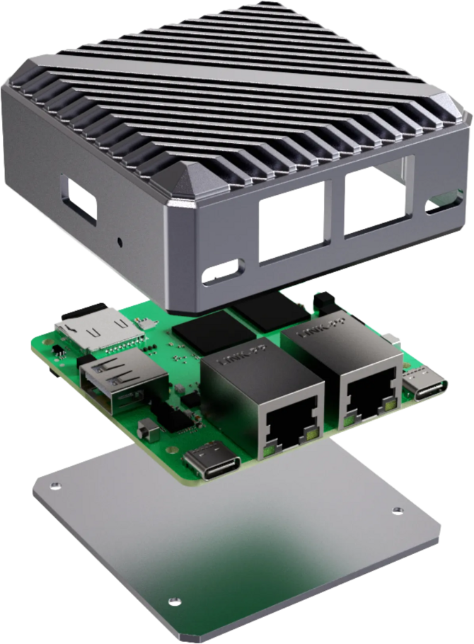 Radxa E20C - tani mini PC, który sprawdzi się w roli serwera NAS lub zastąpi router. Wsparcie dla Debiana i OpenWrt [3]