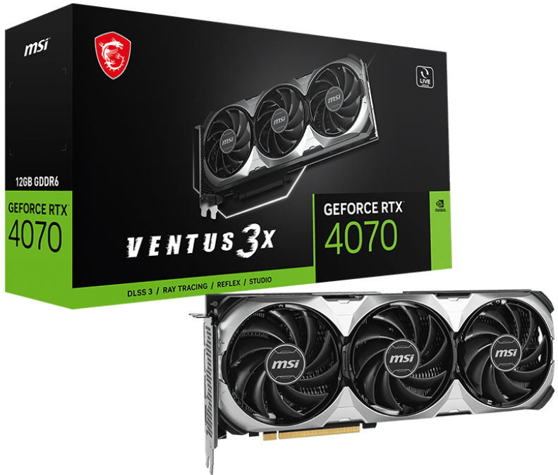 MSI prezentuje karty graficzne z serii Ventus 2X i 3X, które