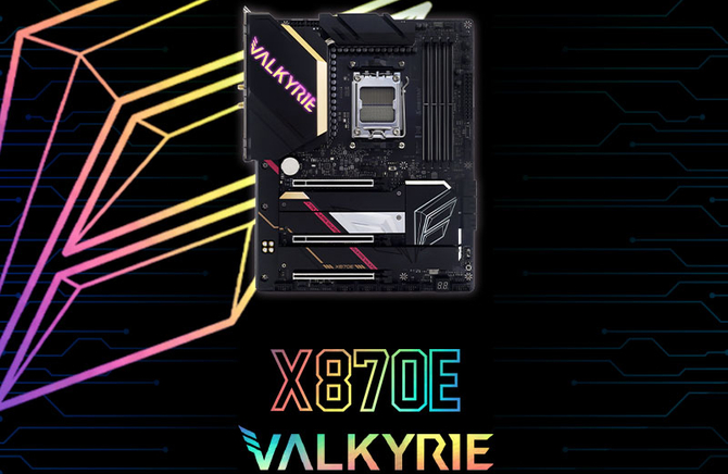 Biostar X870E VALKYRIE - premiera topowej płyty głównej AM5 z mocarną sekcją zasilania dla procesorów AMD Ryzen 9000 [1]