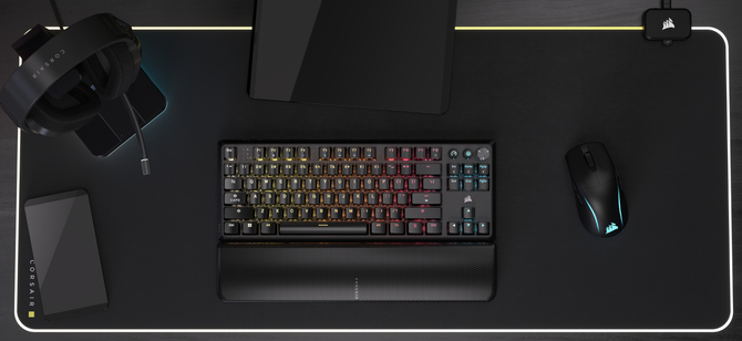 Corsair K70 CORE TKL i K70 CORE TKL WIRELESS - nowe klawiatury mechaniczne. Wyciszona konstrukcja i lepsze przełączniki [8]