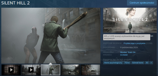 Silent Hill 2 Remake bardzo spodobał się krytykom i graczom. Studio Bloober Team poradziło sobie z legendarną marką [2]